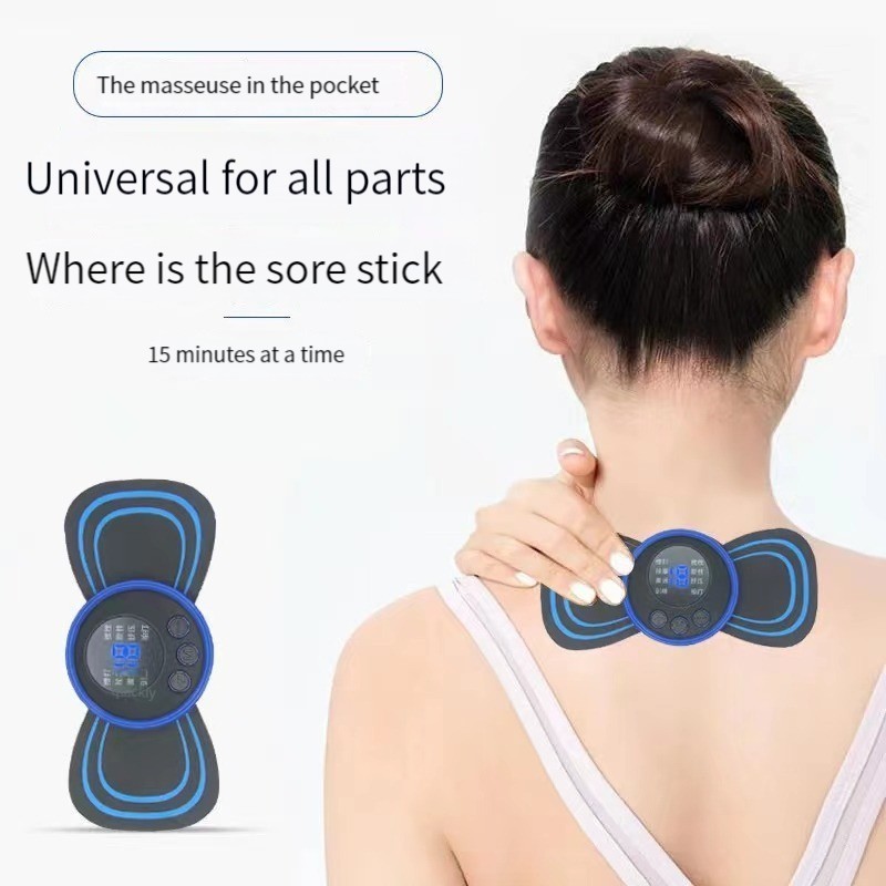 Massage Stickers Mini Electric Ems Adhesive Patch Leravan Magic Intelligent Body Sticker Electrotherapy