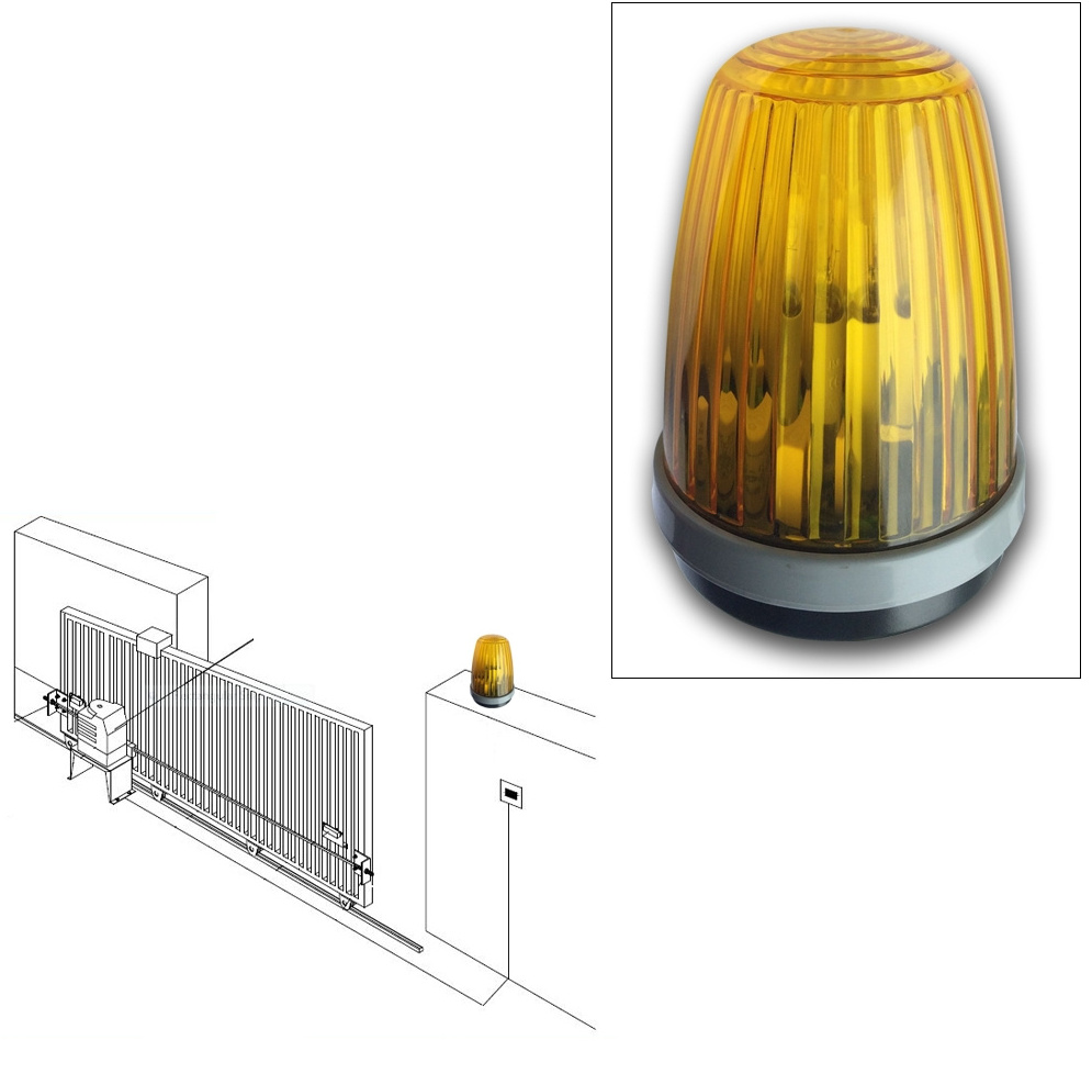 Automatic gate lamp bulb gate flash lamp F5002 garage door flashing light