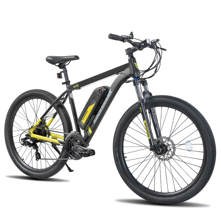 Rockshark ebike european warehouse 6061 aluminum alloy frame electric bike mountain bike 27.5 e mountainbike