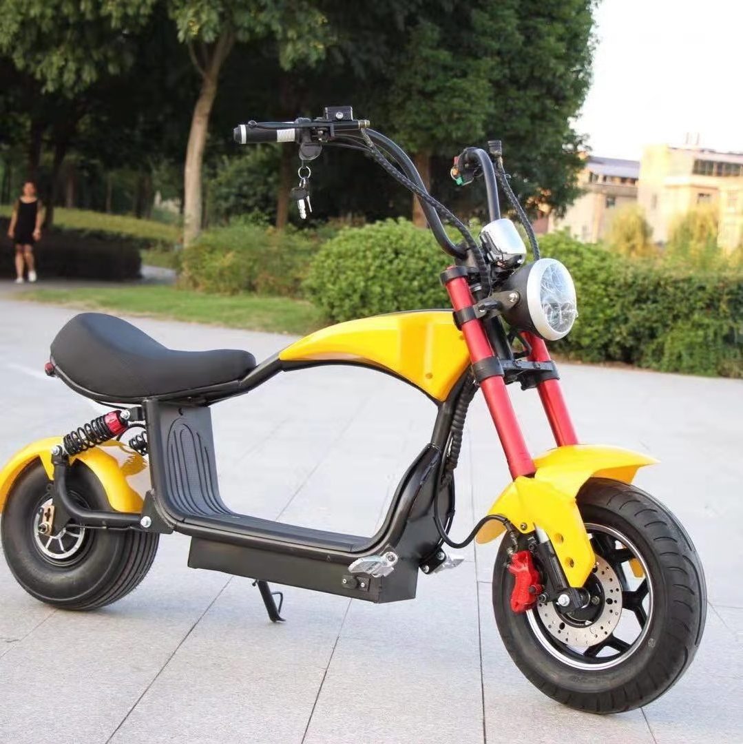 1000W New Style Fat Tire 2 Seat Electric Bike Motorcycle City Coco Mobility Scooter