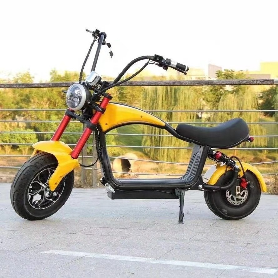 1000W New Style Fat Tire 2 Seat Electric Bike Motorcycle City Coco Mobility Scooter