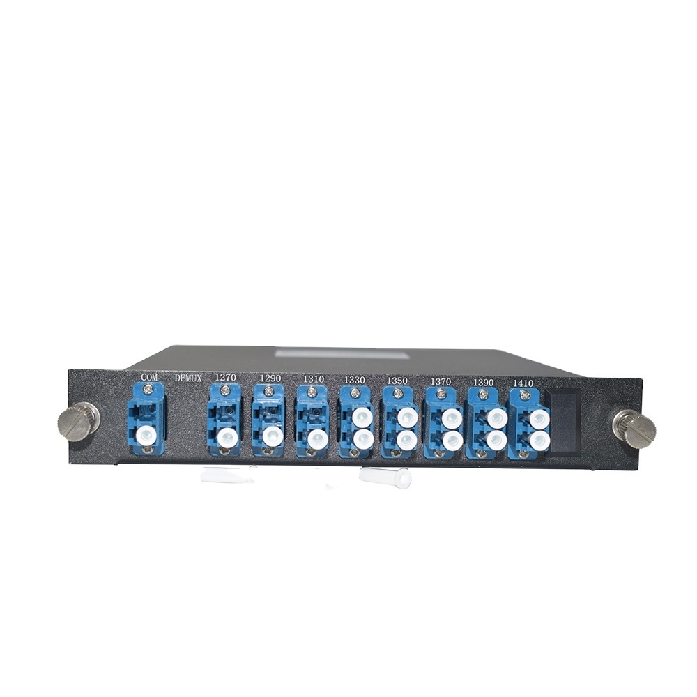 (Low Cost with 10G CWDM SFP+ for 3km Distance) LGX Module 1270nm-1610nm 8 Channels CWDM Mux Demux