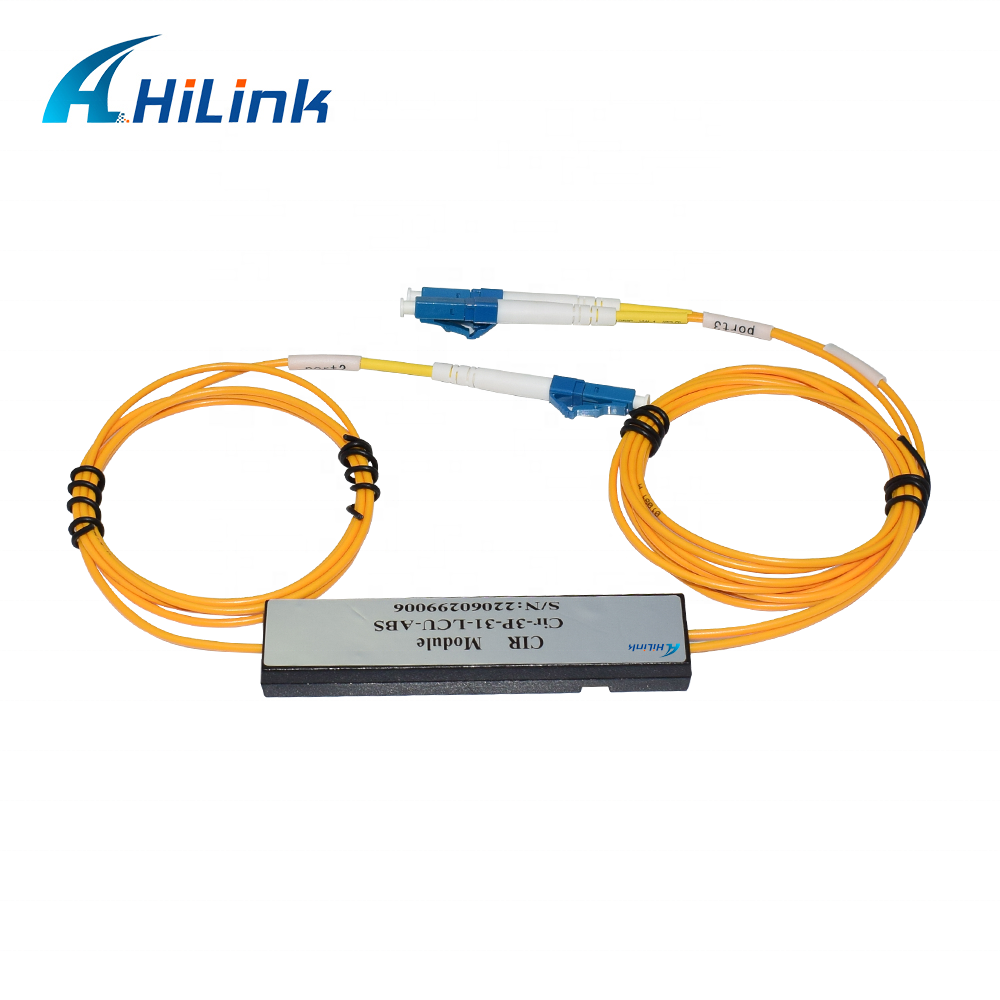 Cir-3P-55-LCU-ABS 3port LC/UPC SC/APC 1550nm  Circulator  Fiber Optical Equipment