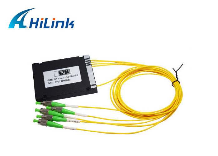 High Channel Isolation fiber 3 ports Optical Circulator 1310nm 1550nm LC UPC