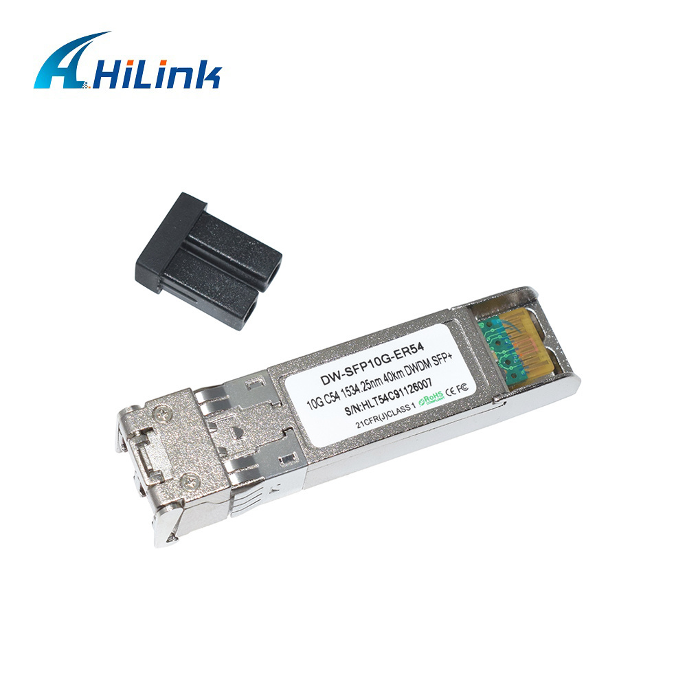 10G DWDM SFP+ Transmitter Receiver 1534.25nm C54 reach 40km LC module