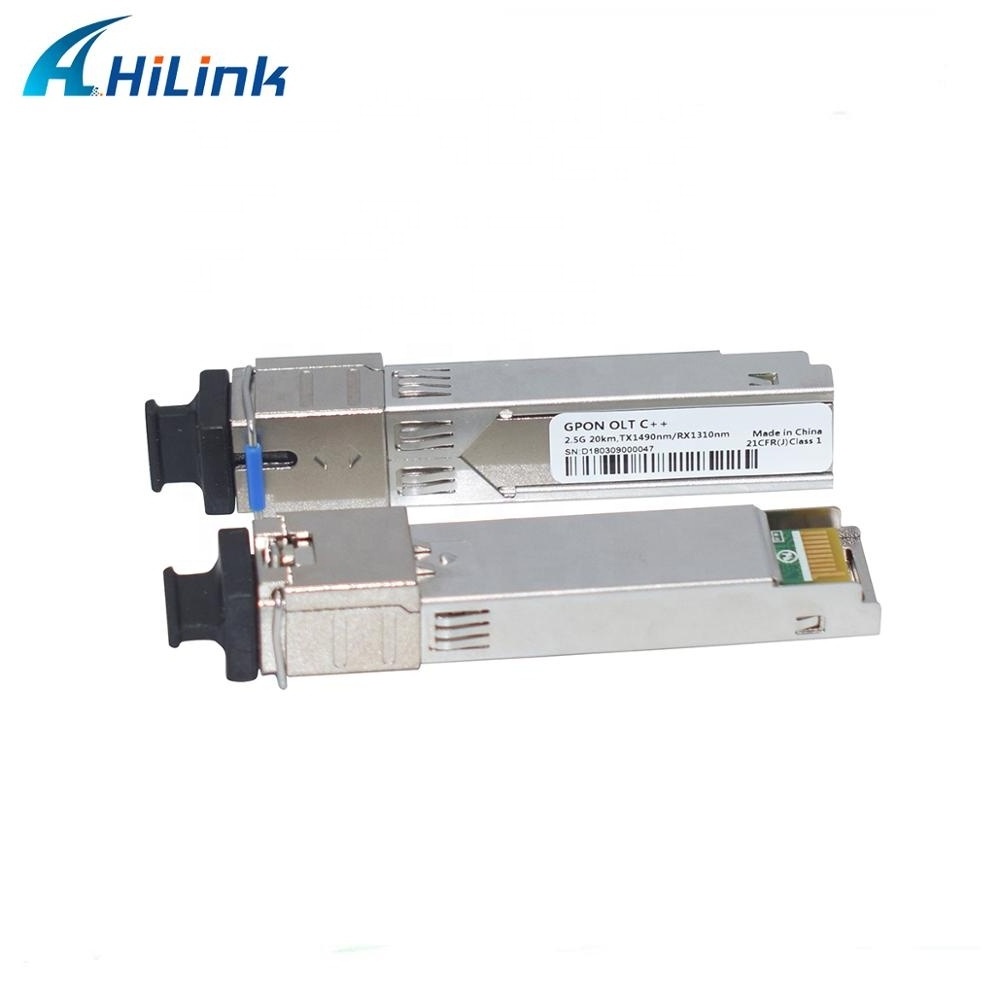 Brand compatible PON OLT C++ 1490TX/1310RX SFP Modules 5-7 dBm GPON OLT C++ 20KM