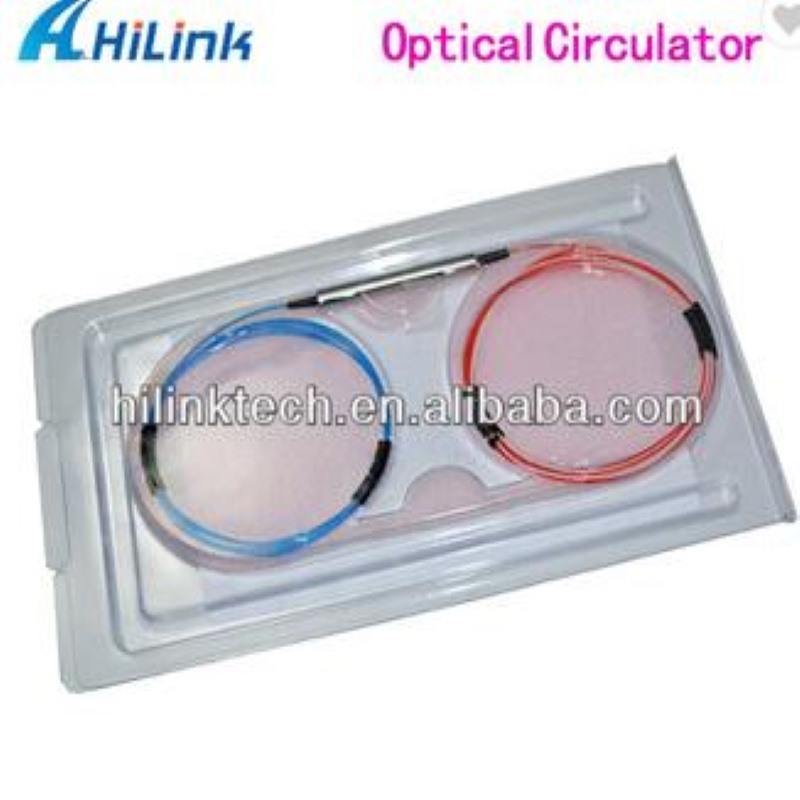 High Channel Isolation fiber 3 ports Optical Circulator 1310nm 1550nm LC UPC