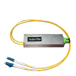 High Channel Isolation fiber 3 ports Optical Circulator 1310nm 1550nm LC UPC