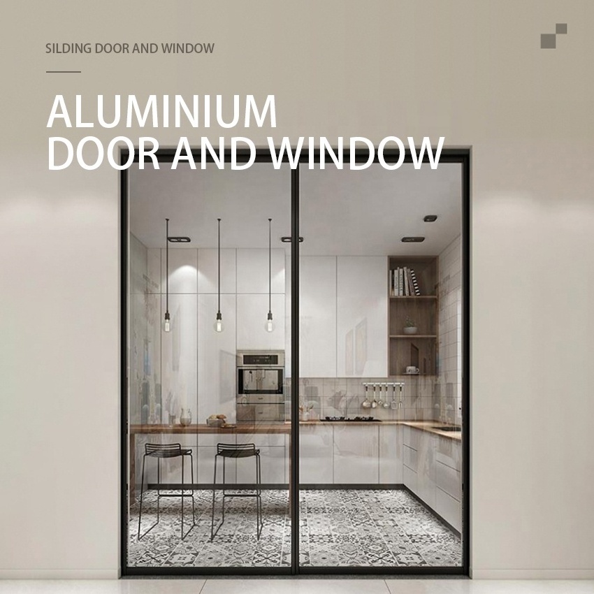 Double glazed aluminum sliding window aluminium windows and doors