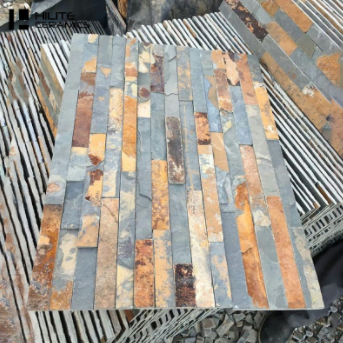 Factory price Veneer Slate Stone Panels Natural Stone Tiles Wall Cladding Culture Stone For Fireplace And External Wall