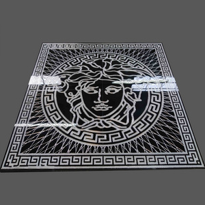 48"x48" Glazed Polished Puzzle Flooring Tile Medallion Ceramic Carpet Tile