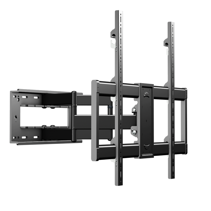 High quality Max VESA 400*400mm Full Motion Television Swing Arm Mounts Two Arms TV Mount for smart home