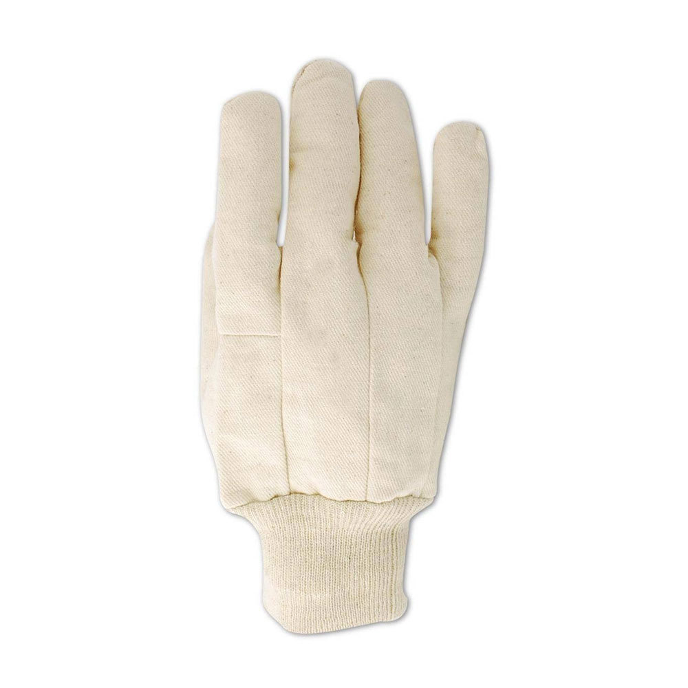 New Arrival 2023 Canvas Knit Wrist Gloves Safety Work Gloves made of finger Reinforced palm Working Gloves