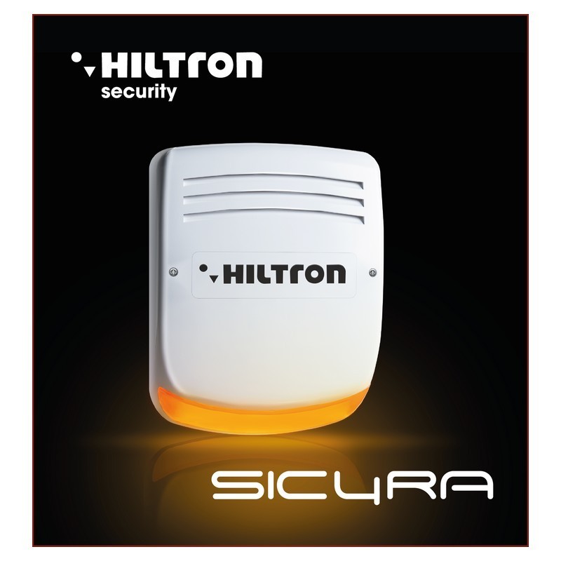 Made in Italy by HILTRON alarm system components ELECTRONIC SELFPOWERED OUTDOOR ALARM SIREN SA400 PRIVATE LABEL AVAILABLE