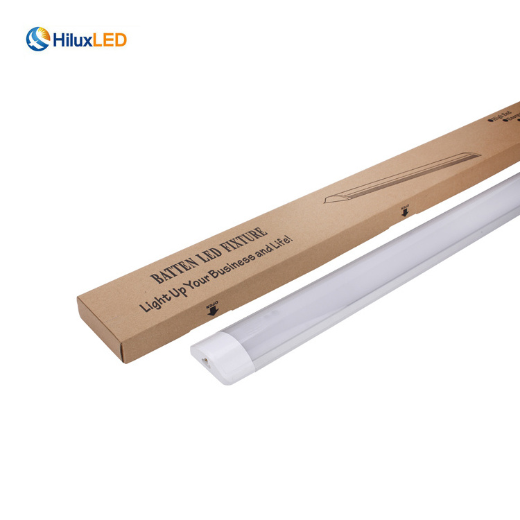 Factory price Aluminum led tube light 40w 4ft led batten light fixture 1200 with 5 Years warranty