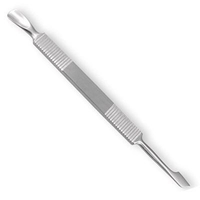 Cuticle Pusher Spatula Pusher 2-Sided Full Metal Stainless Steel Gel Nail Polish Remover for Manicure Pedicure Nail Cleaner