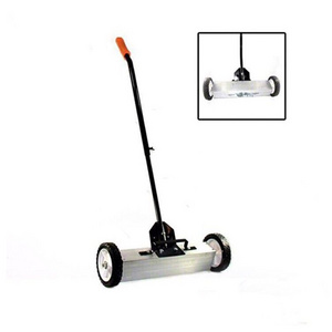 Manufacturer Directly 18'' 24'' 30'' or 36'' Mechanical Magnetic Pick Up Tool Sweeper with wheels