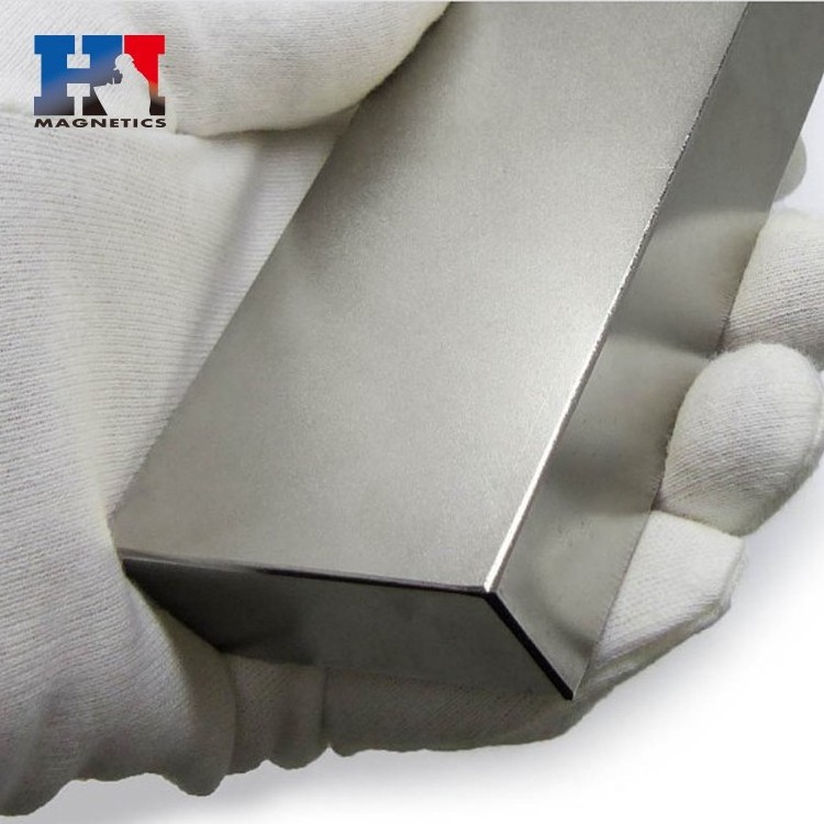 Custom Super Strong Block Neodymium Magnet N52 Large Rare Earth NdFeB Rectangular Magnets For Motor