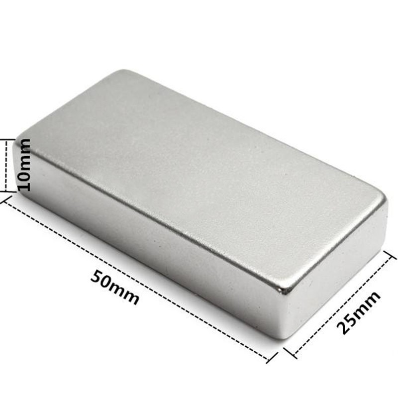 Custom Super Strong Block Neodymium Magnet N52 Large Rare Earth NdFeB Rectangular Magnets For Motor