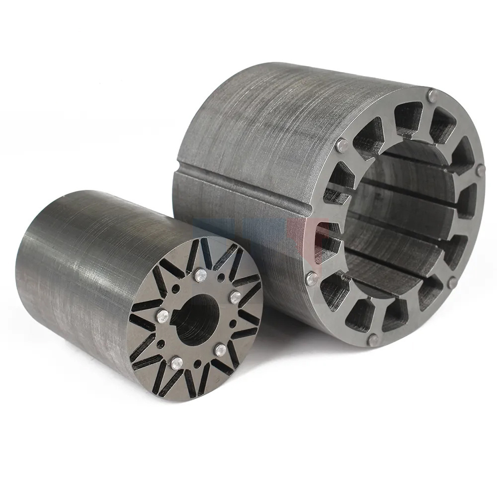 High Quality Magnetic Generator Rotor and Stator with Laminated Silicon Cores