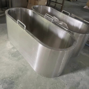 2023 High Quality Customize 304 stainless steel Double layer Bathtub Cold Plunge Tub