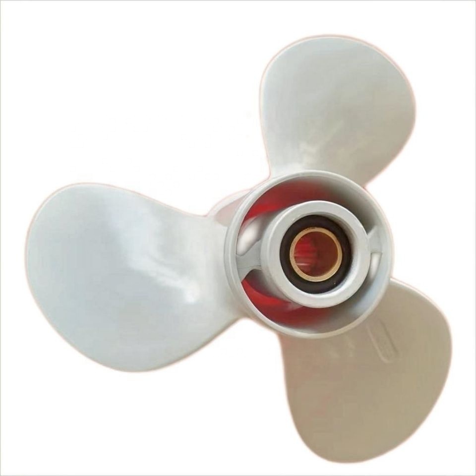 664-45945-00-EL Aluminum Alloy 9-7/8x10 1/2-F Propeller for Yamaha 20HP 25HP 30HP Outboard Engine 9.875x10.5