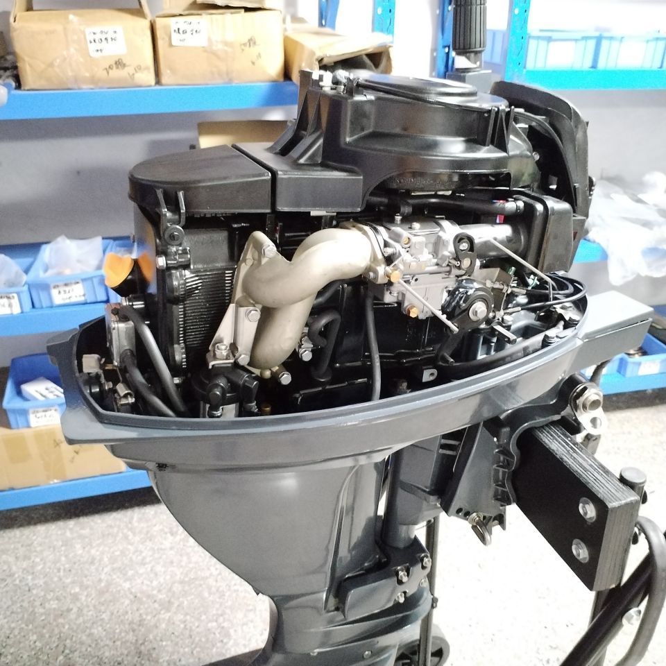 Manual or Electric 15HP 4-Stroke Short Shaft and Long Shaft Outboard Motor Boat Engine