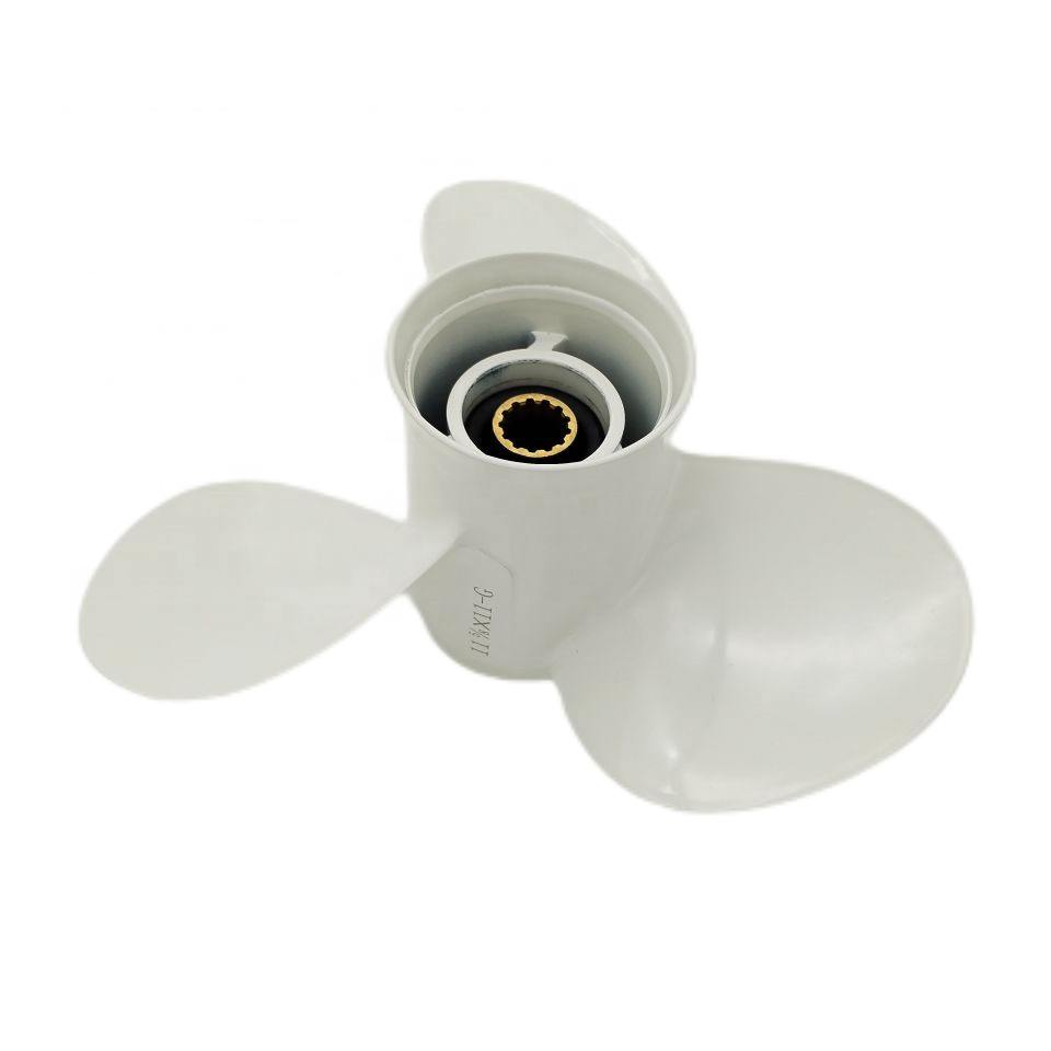 663-45947-02-EL Aluminum Marine Propeller 11 5/8x11-G  Fit for Yamaha Outboard Motor Engine 25-60HP