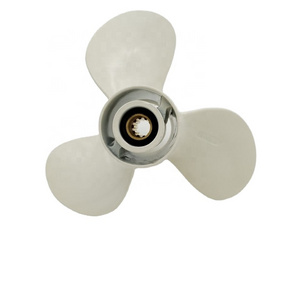 664-45945-00-EL Aluminum Alloy 9-7/8x10 1/2-F Propeller for Yamaha 20HP 25HP 30HP Outboard Engine 9.875x10.5