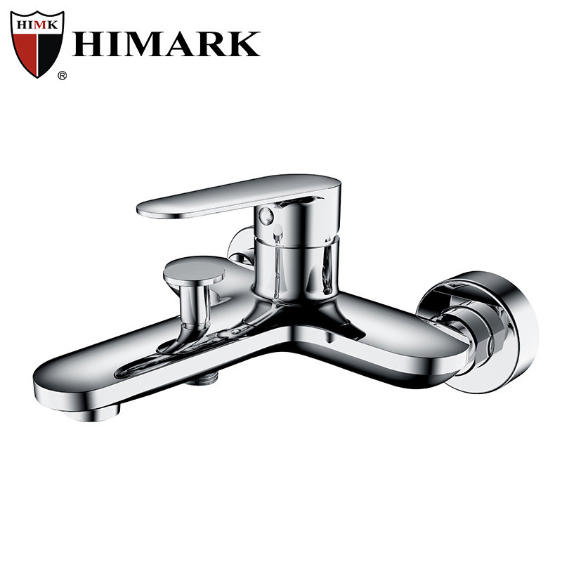 HIMARK high quality new design modern bathtub faucet deck mount single handle bath shower mixer chrome brass upc shower faucet