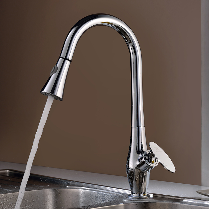 HIMARK modern pull down keuken kraan torneiras cozinha robinet mitigeur cuisine or pull out gold kitchen sink faucet