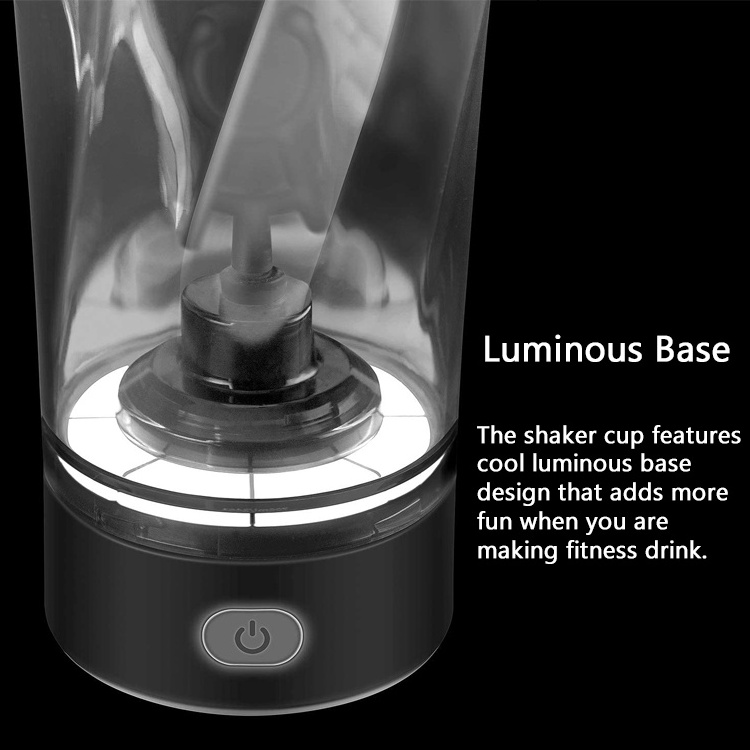 Portable Mixer Cup USB Rechargeable Shaker Cup Bottled Protein Shake Water Bottle Electric Shaker Gym Protein Shake Bottle