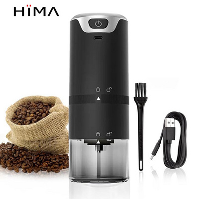 Professional Cordless Portable Espresso Coffee Grinder USB Coffee Bean Grinders Machine Electric Burr Coffee Grinder