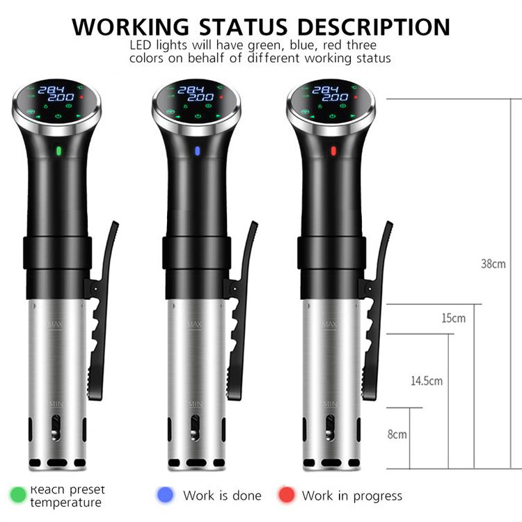 Immersion Circulator App Control Smart Precision Cooker Sous Vide Machine Sous Vide Wifi Stick Slow Cookers And Sous Vide