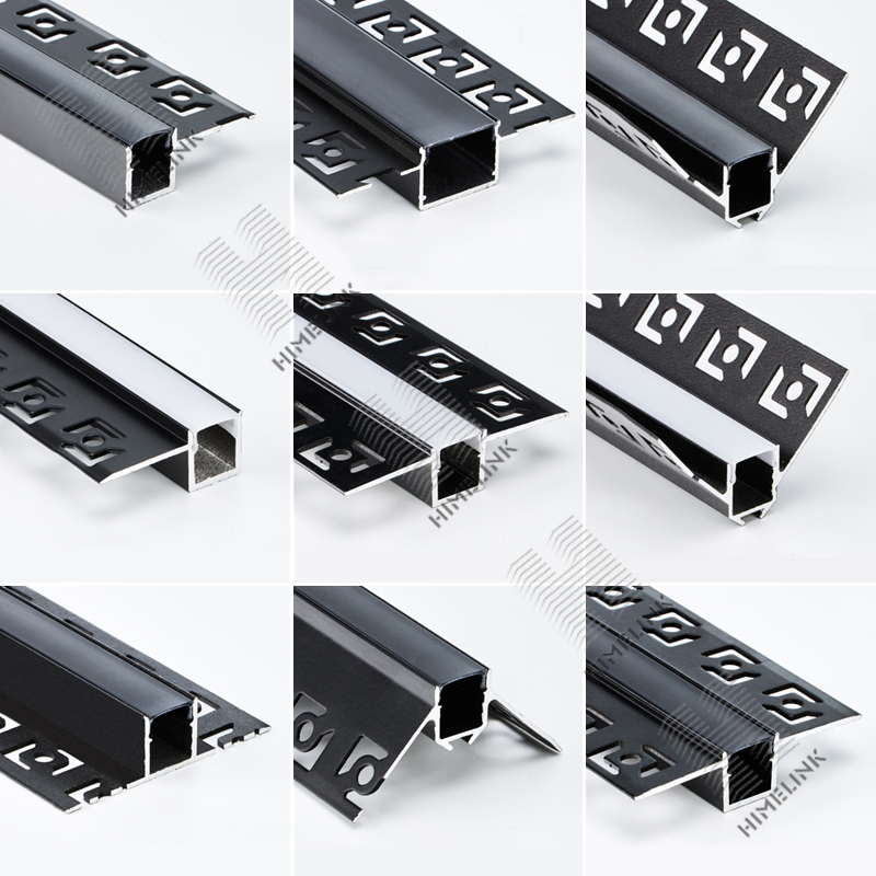 Modern slim recessed aluminum profile for ceiling wall led linear fitting light made in China