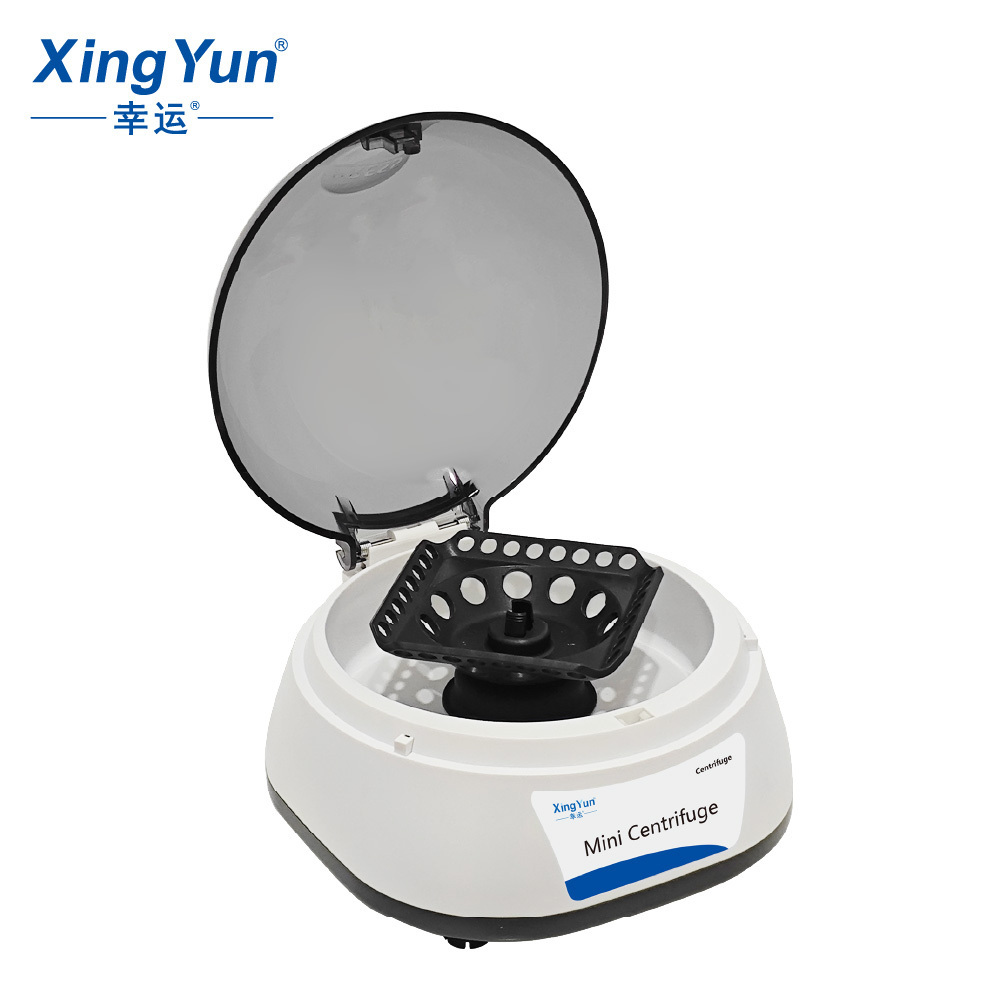 Laboratory instrument mini centrifuge Used in colleges and universities Transparent lid