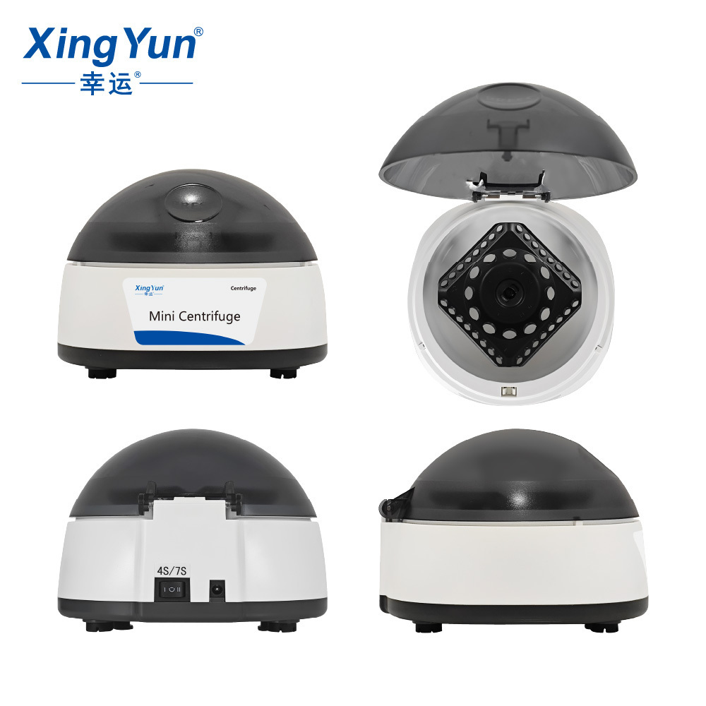 Laboratory instrument mini centrifuge Used in colleges and universities Transparent lid