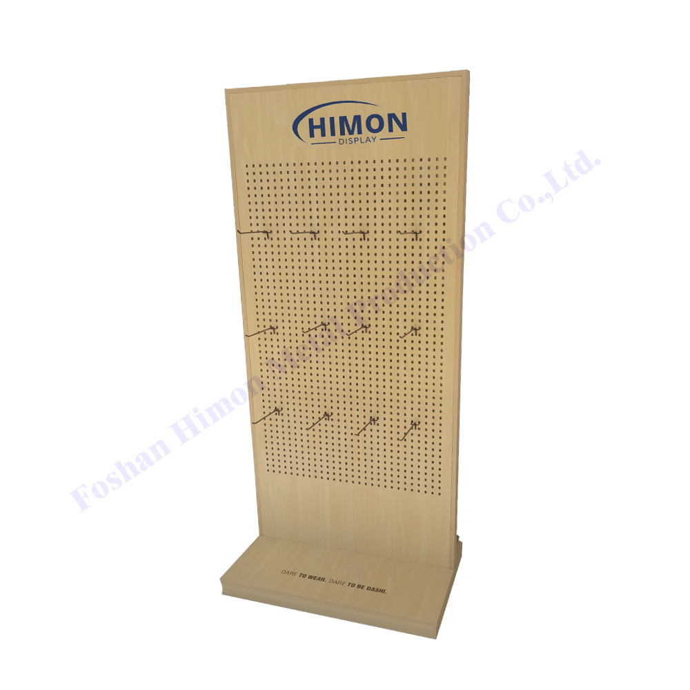 retail grocery store floor display for hanging small accessories,electronic product and tools peg board merchandis display stand