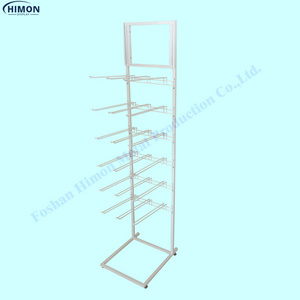 wholesales retail grocery store metal wire display rack hook hanging for earplug and other light packaging products display rack