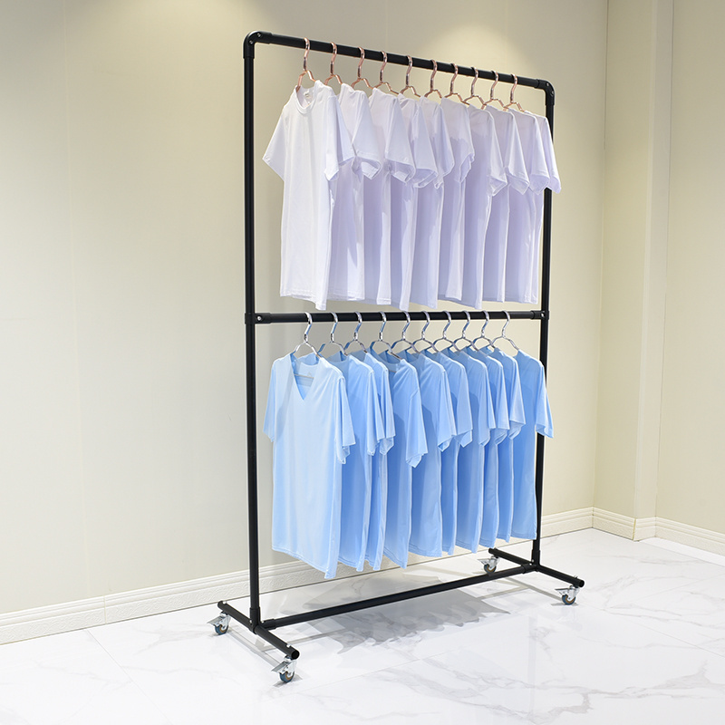 luxury wholesale retail retail tall  clothing display racks clothes display stand for shop