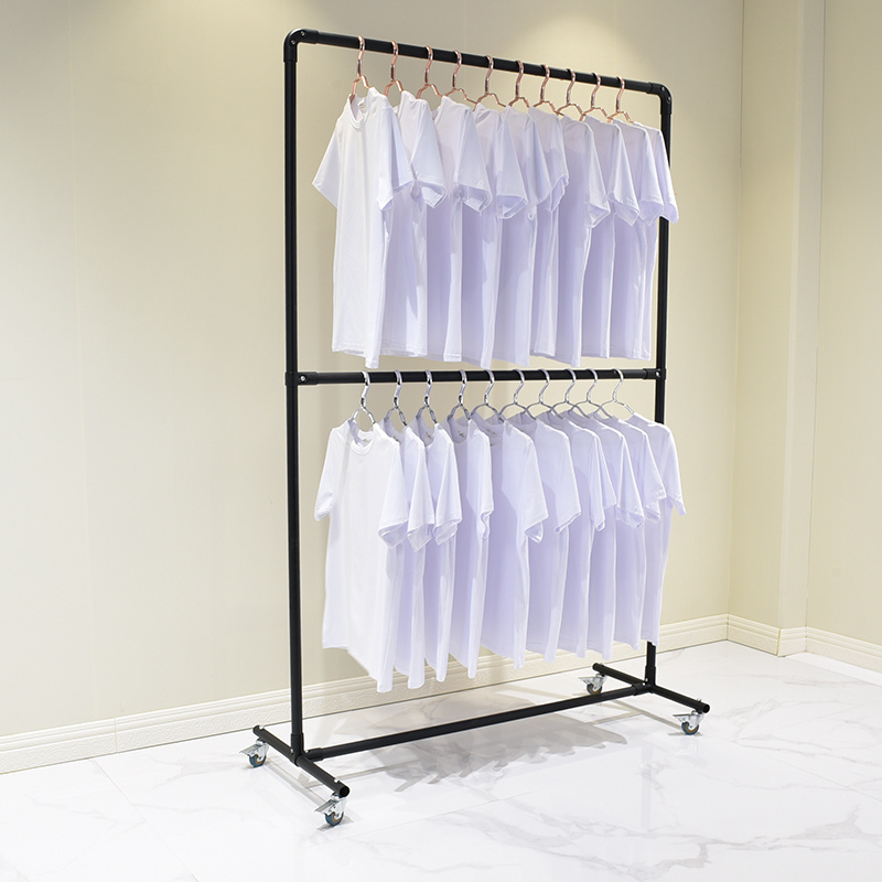 luxury wholesale retail retail tall  clothing display racks clothes display stand for shop