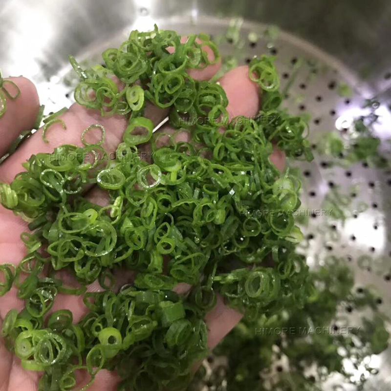 Spring Onion Cutting Machine Kitchen Restaurant Leafy Vegetable Cutter Spring Onion Celery Pepper Ring Okra Cutting Machine