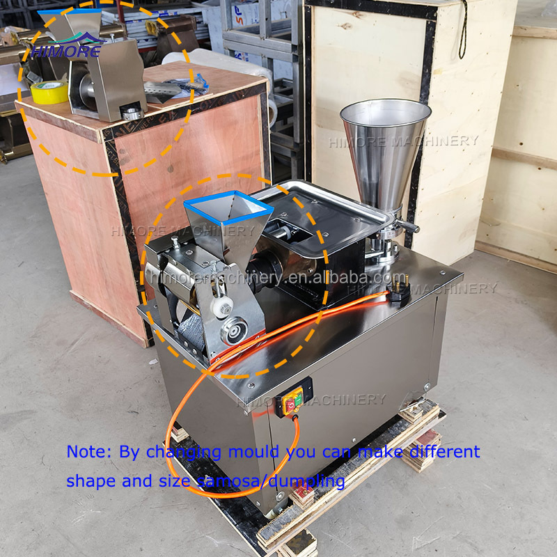 4000pcs/h Automatic dumpling machine manual folding large pie making empanada machine forming samosa making machine