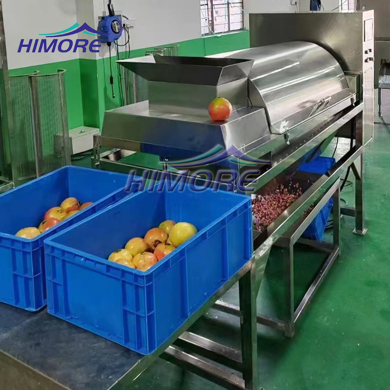 1T/H CE Approved Automatic Pomegranate Grapefruit Cactus Fruit Peeling Machine Pomegranates Deseeder Machine