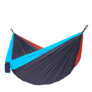 Two Person Nylon Parachute Portable Outdoor Hammock Folding Double Hanging Hammock Tent