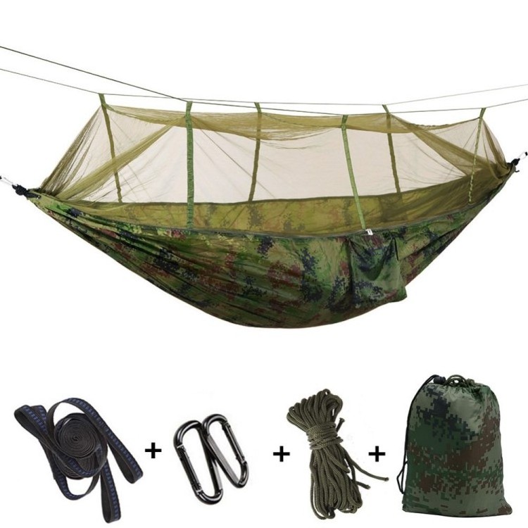 Portable Tent Hammock Waterproof Hanging Camping Hammock With Mosquito Net