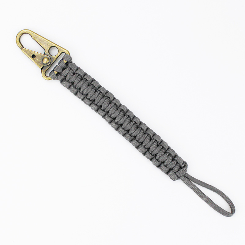 Umbrella Rope Woven Outdoor Sports Anti Loss Key Pendant Portable Eagle Beak Paracord Buckle Belt Keychain