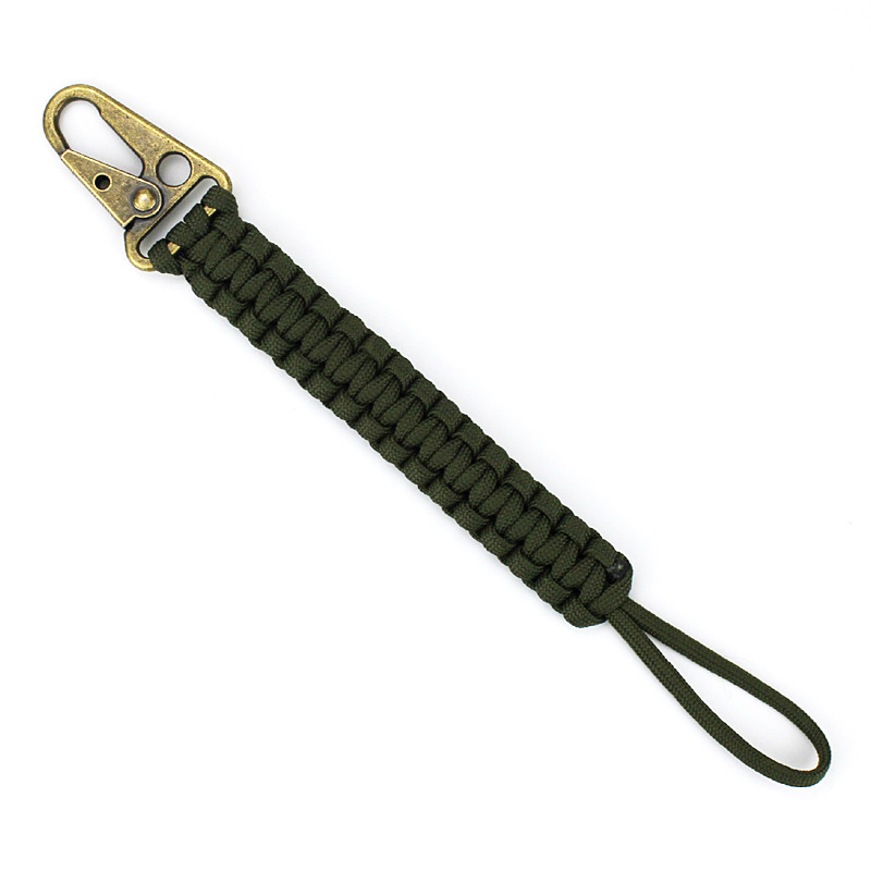 Hot Selling Outdoor Camping Equipment Umbrella Rope Handmade Nylon Paracord 550 Lanyard With Buckle