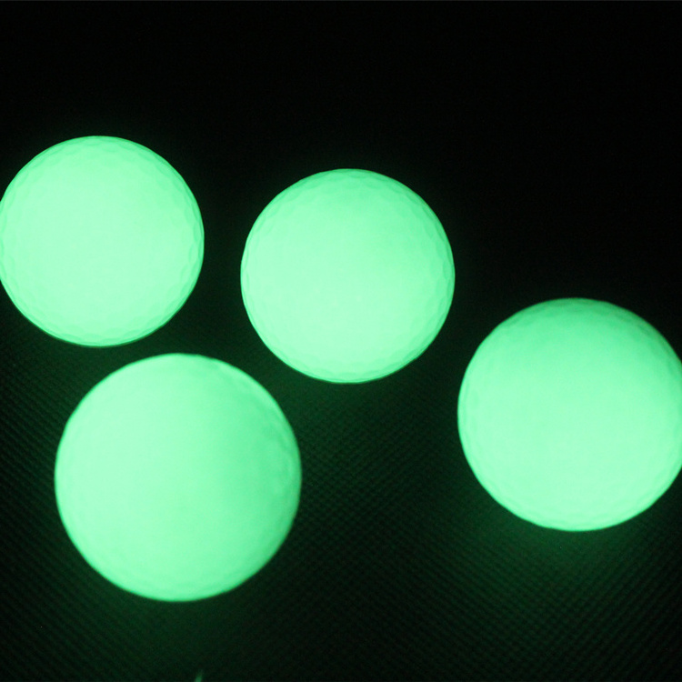 Fluorescent Golf Ball Long Lasting Bright Glow in The Dark Luminous Night Golf Balls