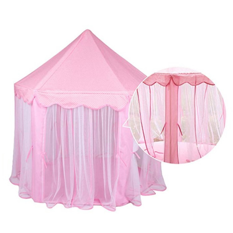 Princess Tent for Kids Includes LED Star Lights Princess Castle Little Girls Play Tent ASTM Certified